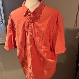 Old Navy Men's Coral Button-Down Shirt